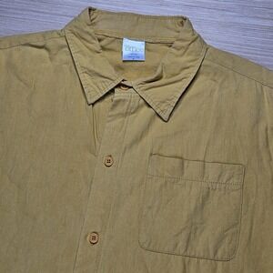 The Office Dwight Schrute Replica Yellow Button‎ Up Shirt Men's Small TV Show